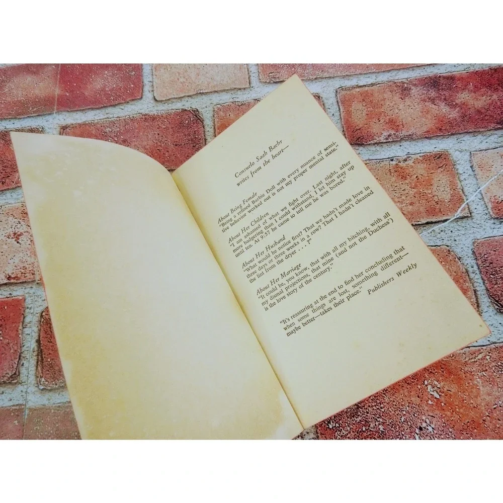 Report from the Heart Consuelo Saah Baehr 1977 Avon Vintage Motherhood Memoir PB